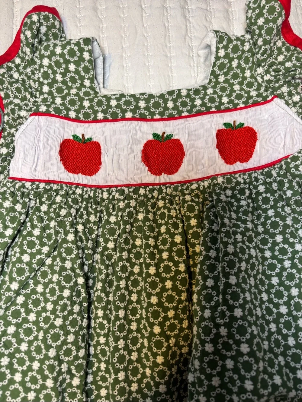 Smockingbird Apple Smocked dress 5